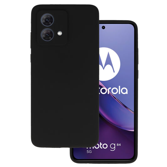 Калъф силикон – Silicone Lite Case – Motorola Moto G84 5G – Черен