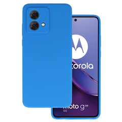 Калъф силикон – Silicone Lite Case – Motorola Moto G84 5G – Син
