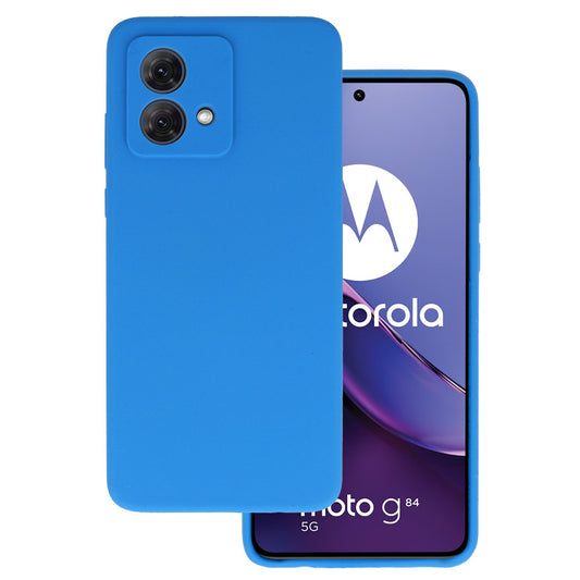 Калъф силикон – Silicone Lite Case – Motorola Moto G84 5G – Син