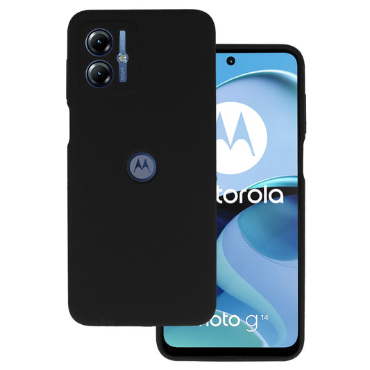 Калъф силикон – Silicone Lite Case – Motorola Moto G14 – Черен