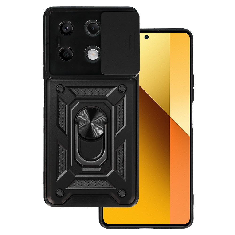 Калъф силикон – Slide Camera Armor – Xiaomi Redmi None 13 5G – Черен