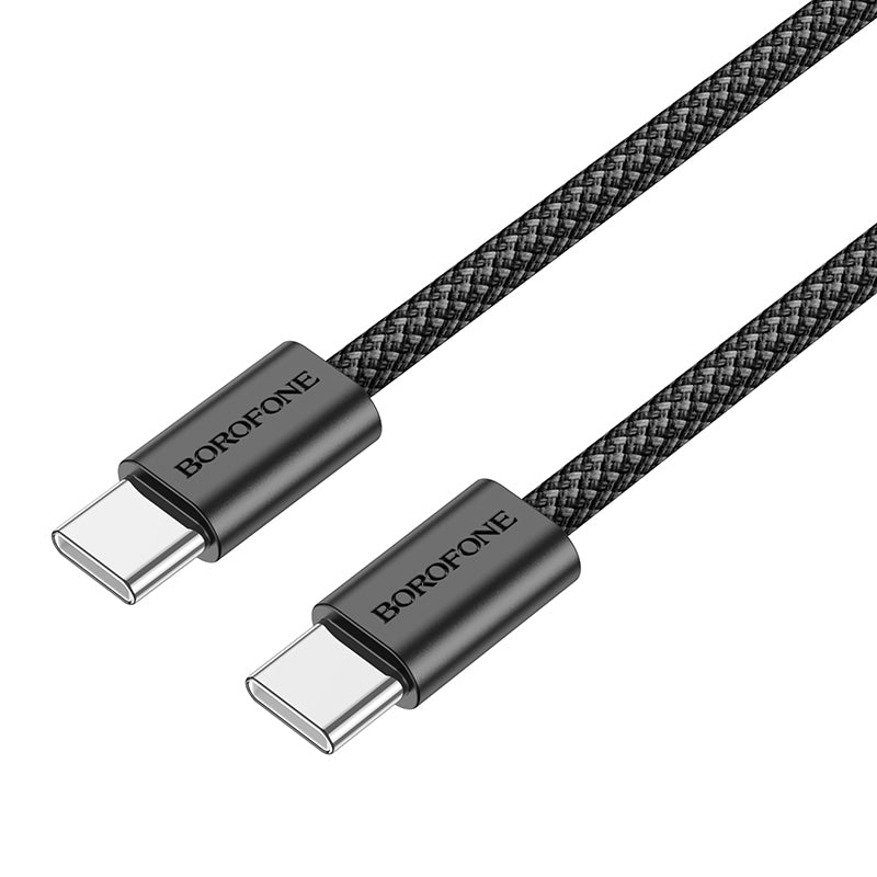 Borofone – BX104 Primo кабел - Type C към Type C - 60W 3A 1m. – Черен