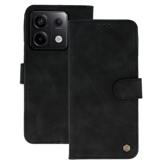 Калъф тефтер – Wonder Fancy – Xiaomi Redmi None 13 5G – Черен