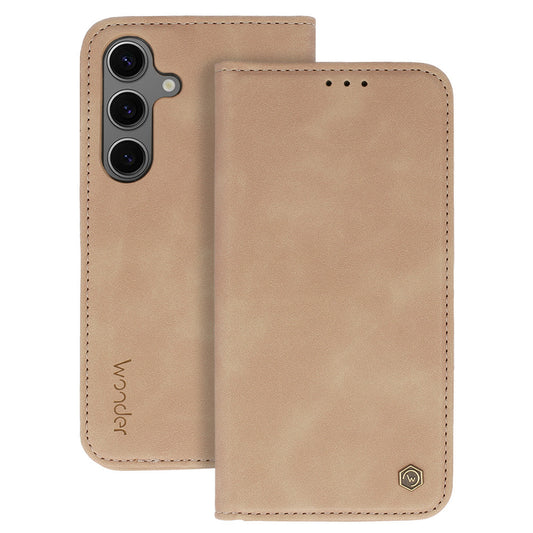 Калъф тефтер – Wonder Smart – Xiaomi Redmi None 13 4G – Cappuccino