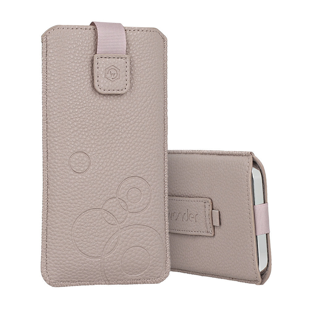 Wonder – Калъф Deko ROZMIAR L – iPhone 13 Mini/12 Mini/SE 2020/2022/7/8 – Cappuchino