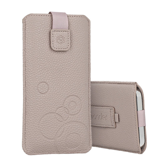 Wonder – Калъф Deko ROZMIAR L – iPhone 13 Mini/12 Mini/SE 2020/2022/7/8 – Cappuchino