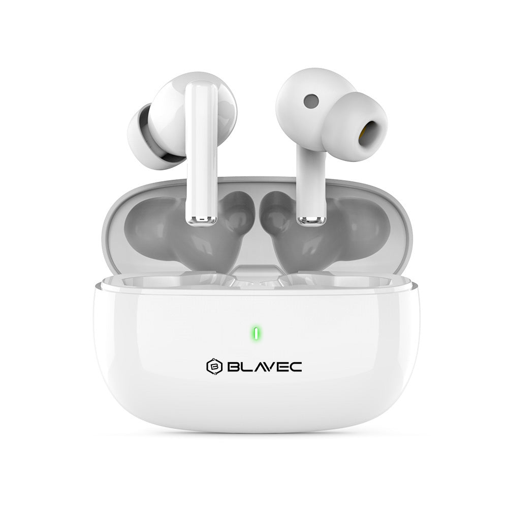 Blavec – Безжични Bluetooth слушалки –TWS BW01 Pure (BW01 W) – Бялo