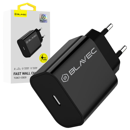 Blavec – Заряден адаптер – BC1 Typе-C PD 20W (TCBC1 CB20) – Черено