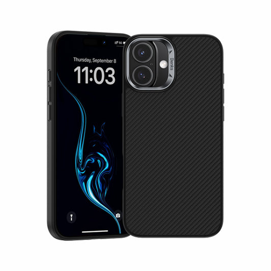 Benks – Калъф Magnetic Armor Pro Kevlar Metal Frame 600D – iPhone 16 – Черен