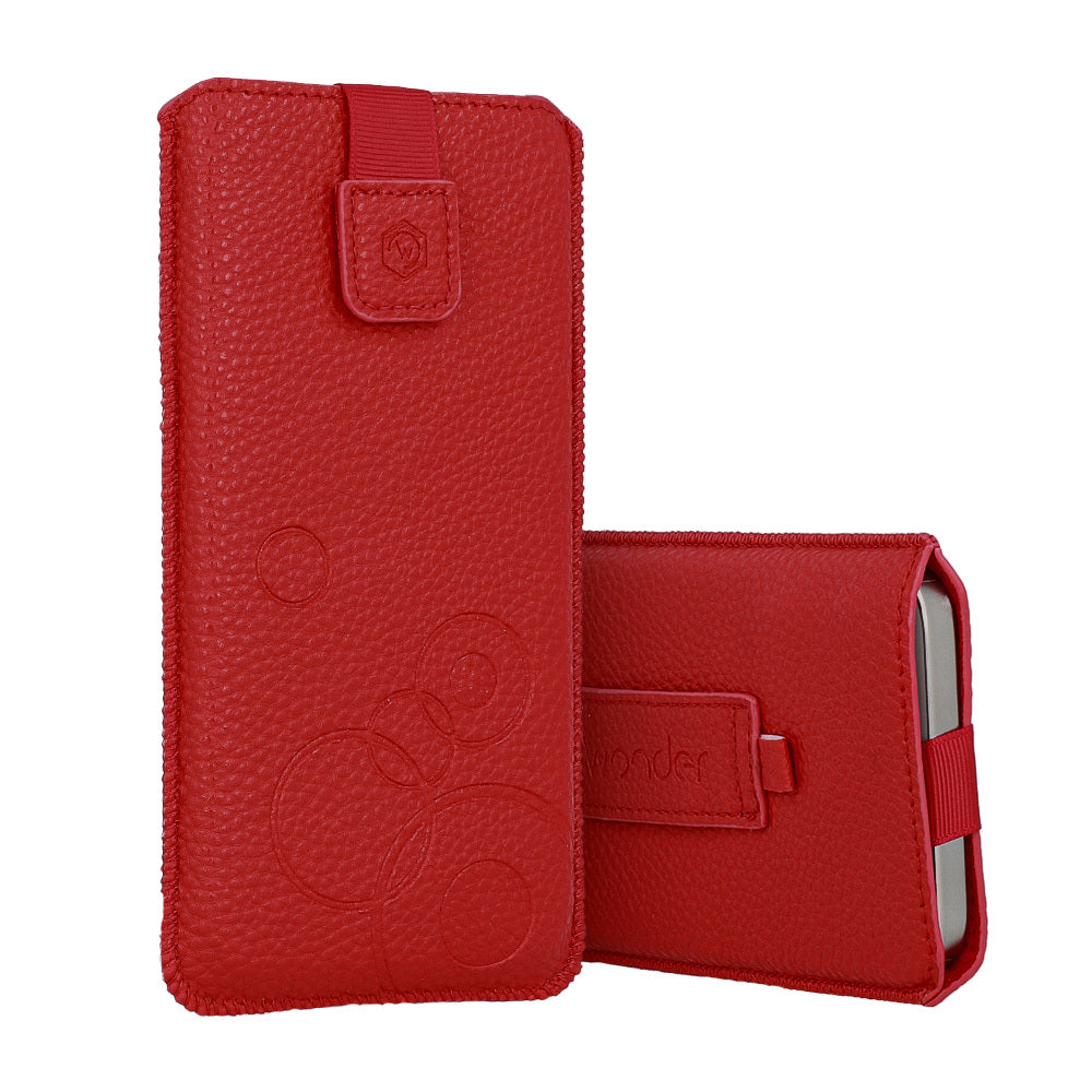 Wonder –Калъф Deko ROZMIAR L – iPhone 13 Mini/12 Mini/SE 2020/2022/7/8 – Червен