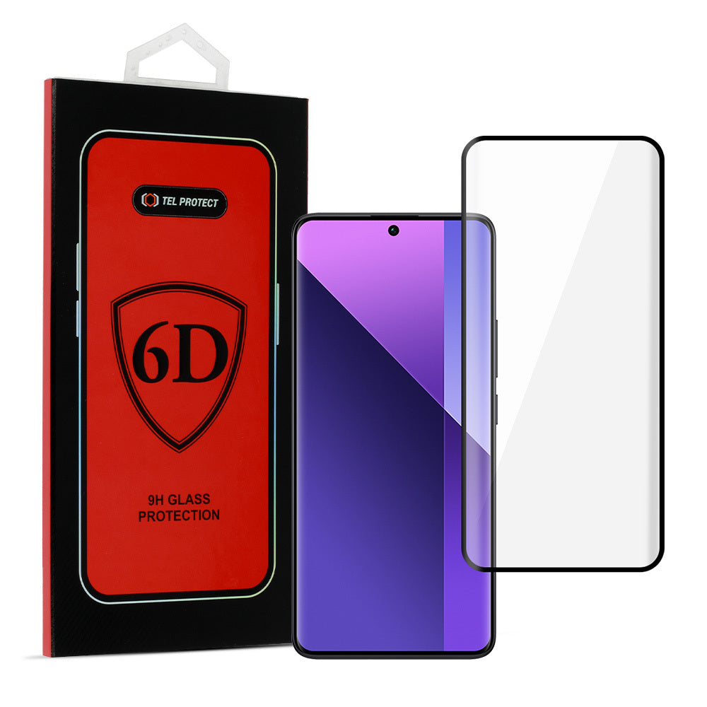 Закален Стъклен протектор – Tel Protect Full Glue 6D – Xiaomi  Redmi None 13 PRO PLUS 5G – Черен
