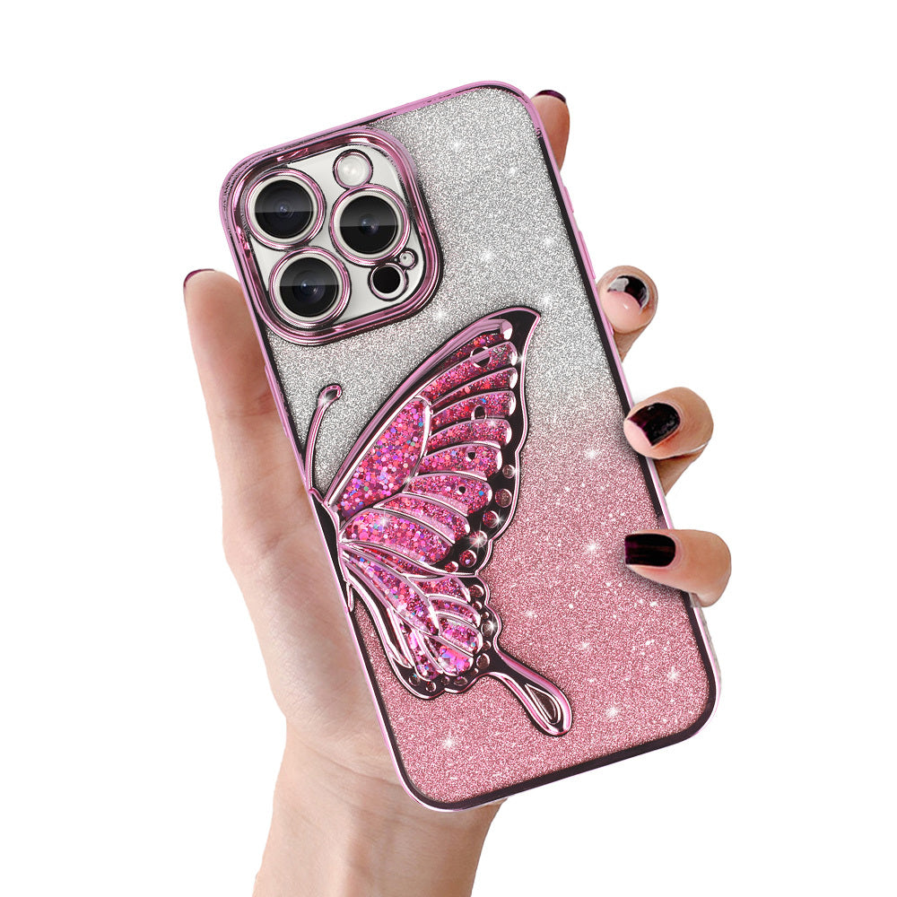 Калъф – Tel Protect Butterfly Water – iPhone 14 – Розов