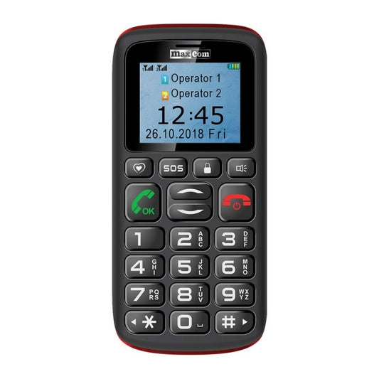 Maxcom – Telefon Maxcom Mm 428 L Черен – Червен