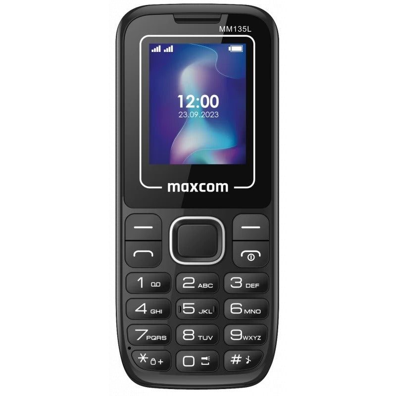 Maxcom – Telefon Maxcom Mm 135 Light Dual Sim Син – Черен