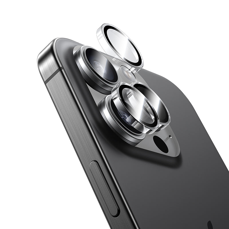 Benks – Закален Стъклен протектор камери– Glass Warrior Lens Protector (3 обектива ) – iPhone 16 Pro/16 Pro Max – Прозрачен