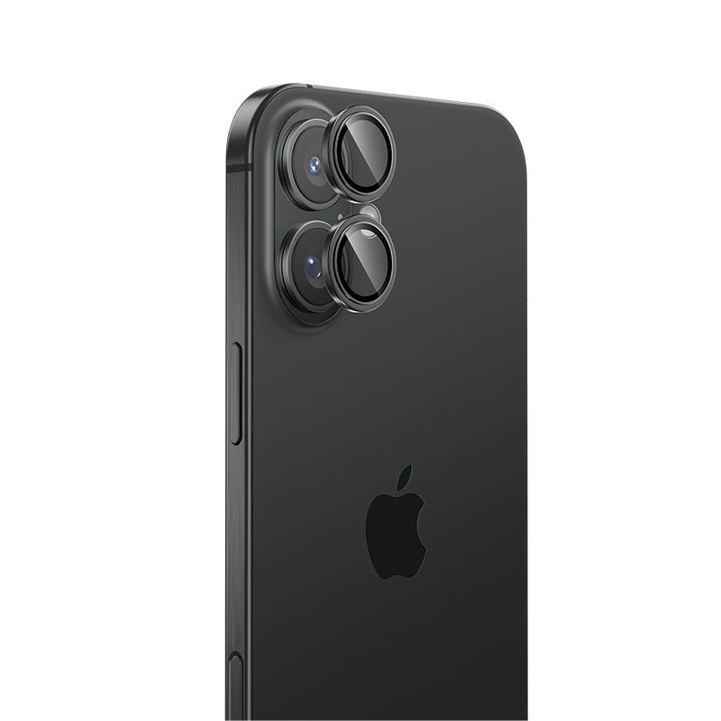 Benks – Закален Стъклен протектор камери– Glass Warrior Lens Protector (2 обектива ) – iPhone 16/16 Plus – Черен