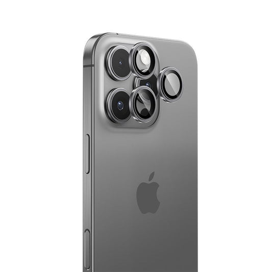 Benks – Закален Стъклен протектор камери– Glass Warrior Lens Protector (3 обектива ) – iPhone 16 Pro/16 Pro Max – Сребрист
