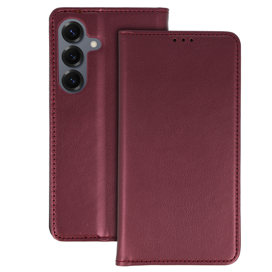Калъф силикон – Smart Magneto – Samsung Galaxy S25 – Бордо
