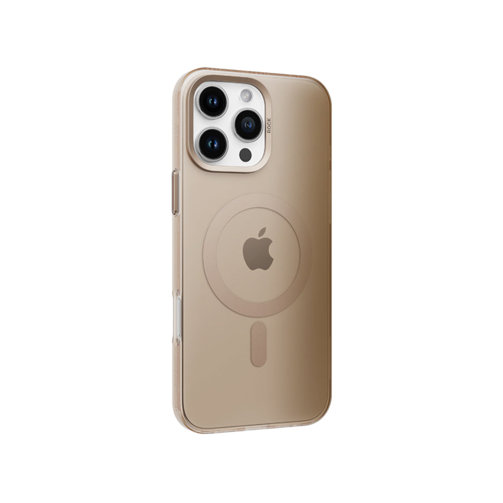 Rock – Matte Series Magnetic – iPhone 16 Pro – Златист