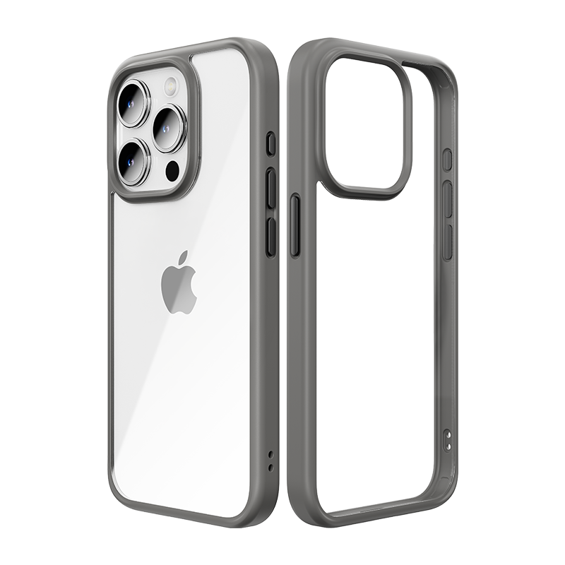 Rock – Guard Series – iPhone 15 Pro Max – Прозрачен-Сив