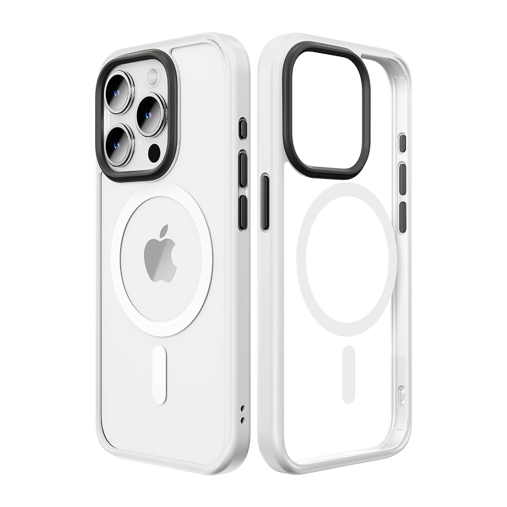 Rock – Guard Series Magnetic – iPhone 15 – Прозрачен-Бял