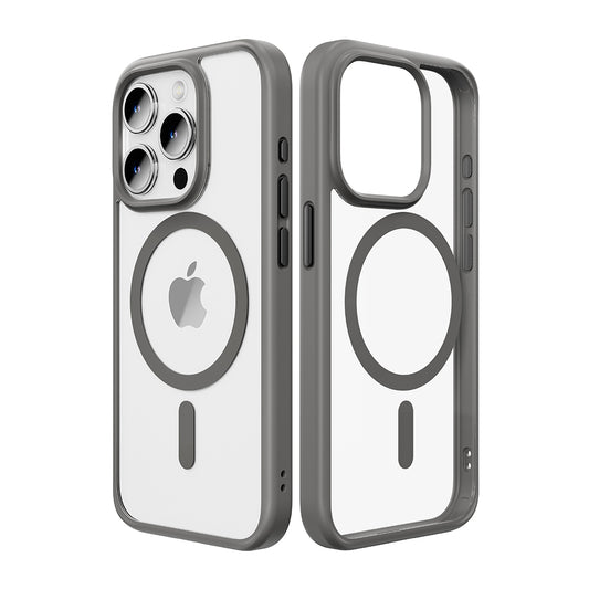 Rock – Guard Series Magnetic – iPhone 15 Pro Max – Прозрачен-Сив