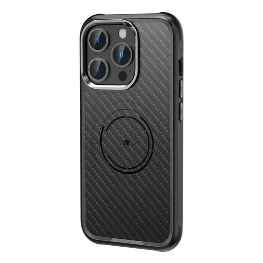 Rock – Kevlar Series Aramid Fiber Magnetic – iPhone 15 Pro – Черен
