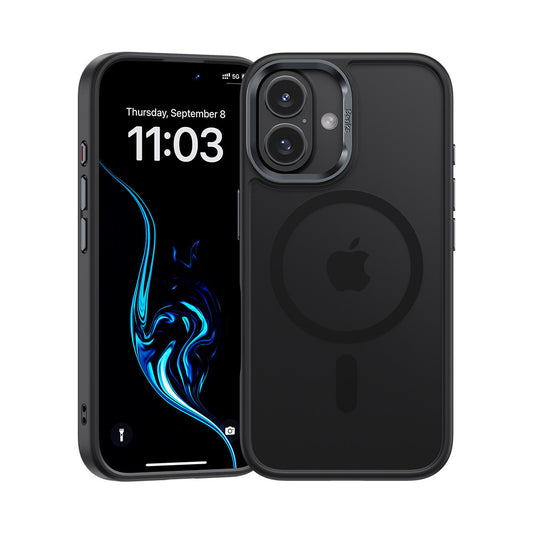 Benks – Magnetic Mist Metal Frame – iPhone 16 – Черен