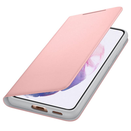 Original Калъф–Samsung S21 Plus Galaxy – Led View Калъф (ef–ng996pp)–Розов