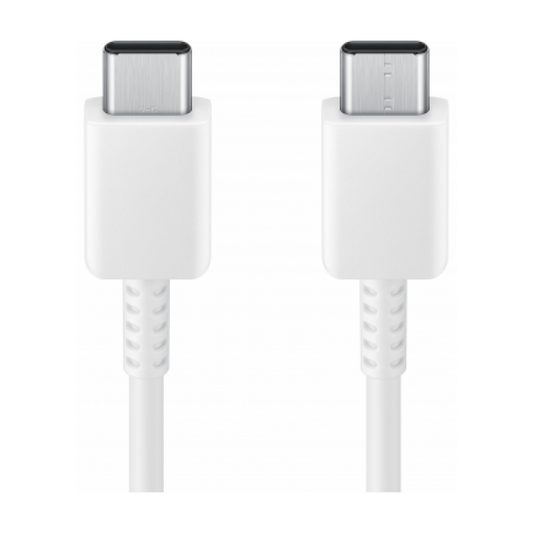 Samsung - Data Cable (EP-DA705BWE) - USB-C to Type-C Fast Charging 3A, 1m - White (Bulk Packing)