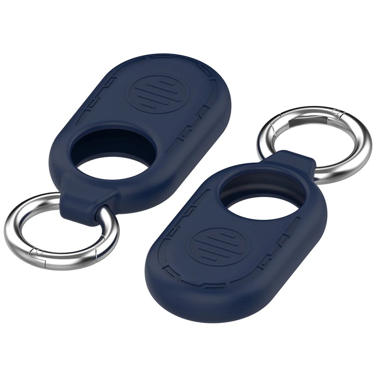 Techsuit - Smiling Silicone Case - Samsung Galaxy SmartTag2 - Blue