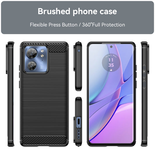 Techsuit - Carbon Silicone - Motorola Moto G54 - Black