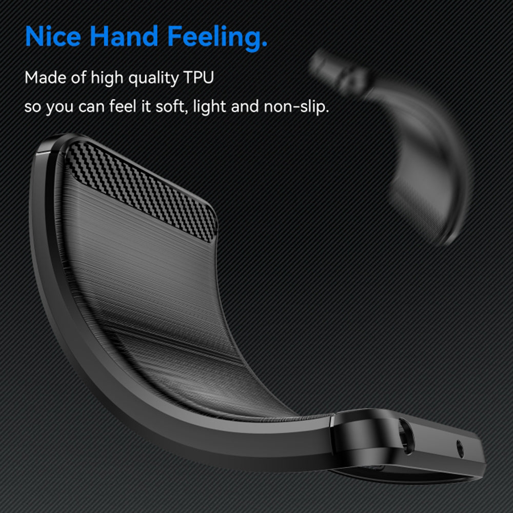 Techsuit - Carbon Silicone - Motorola Edge 40 Edge (2023) - Black